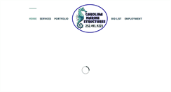 Desktop Screenshot of carolinamarinestructures.com